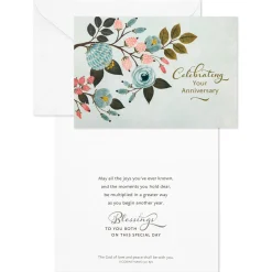 Celebrating You Assorted Religious Anniversary Cards, Box of 12