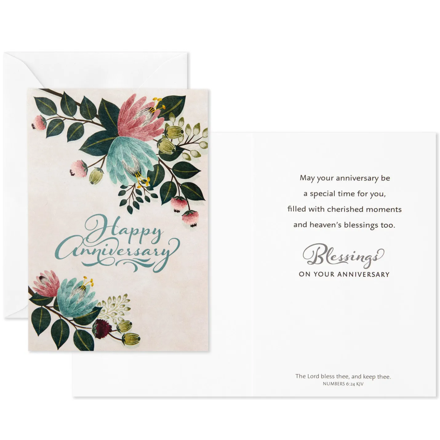 Celebrating You Assorted Religious Anniversary Cards, Box of 12