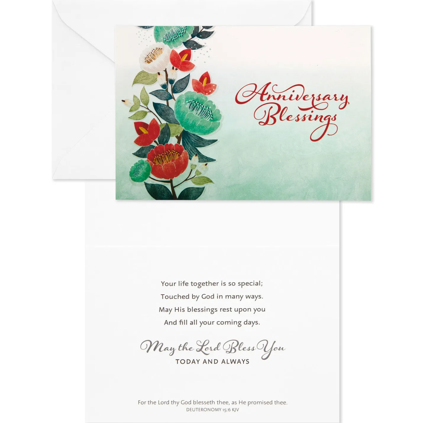 Celebrating You Assorted Religious Anniversary Cards, Box of 12