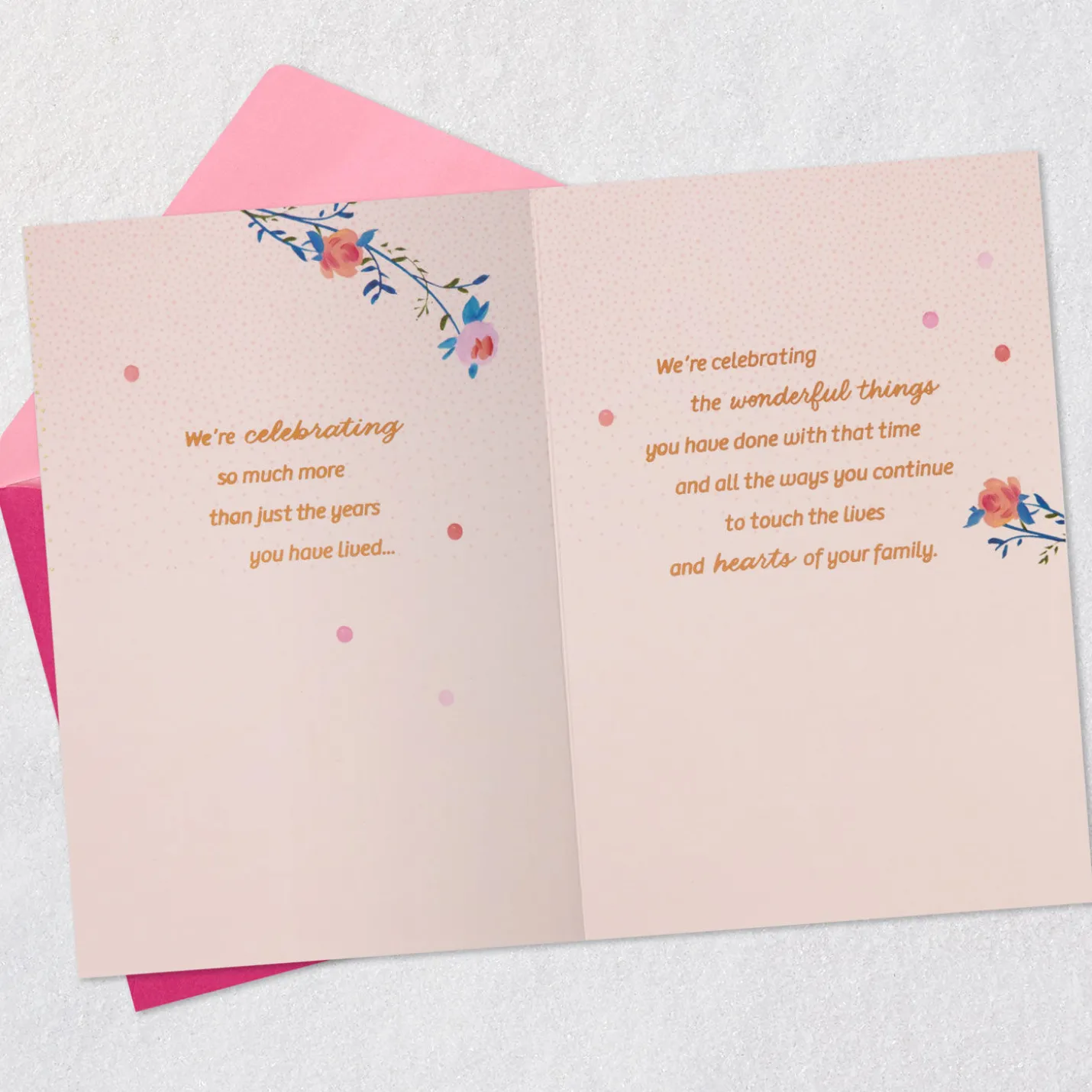 Celebrating You Birthday Card for Mom