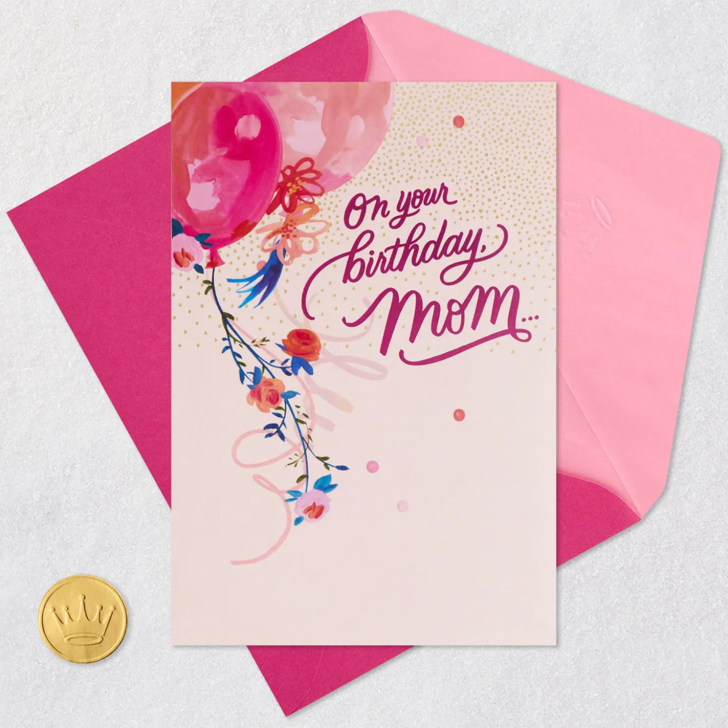 Celebrating You Birthday Card for Mom