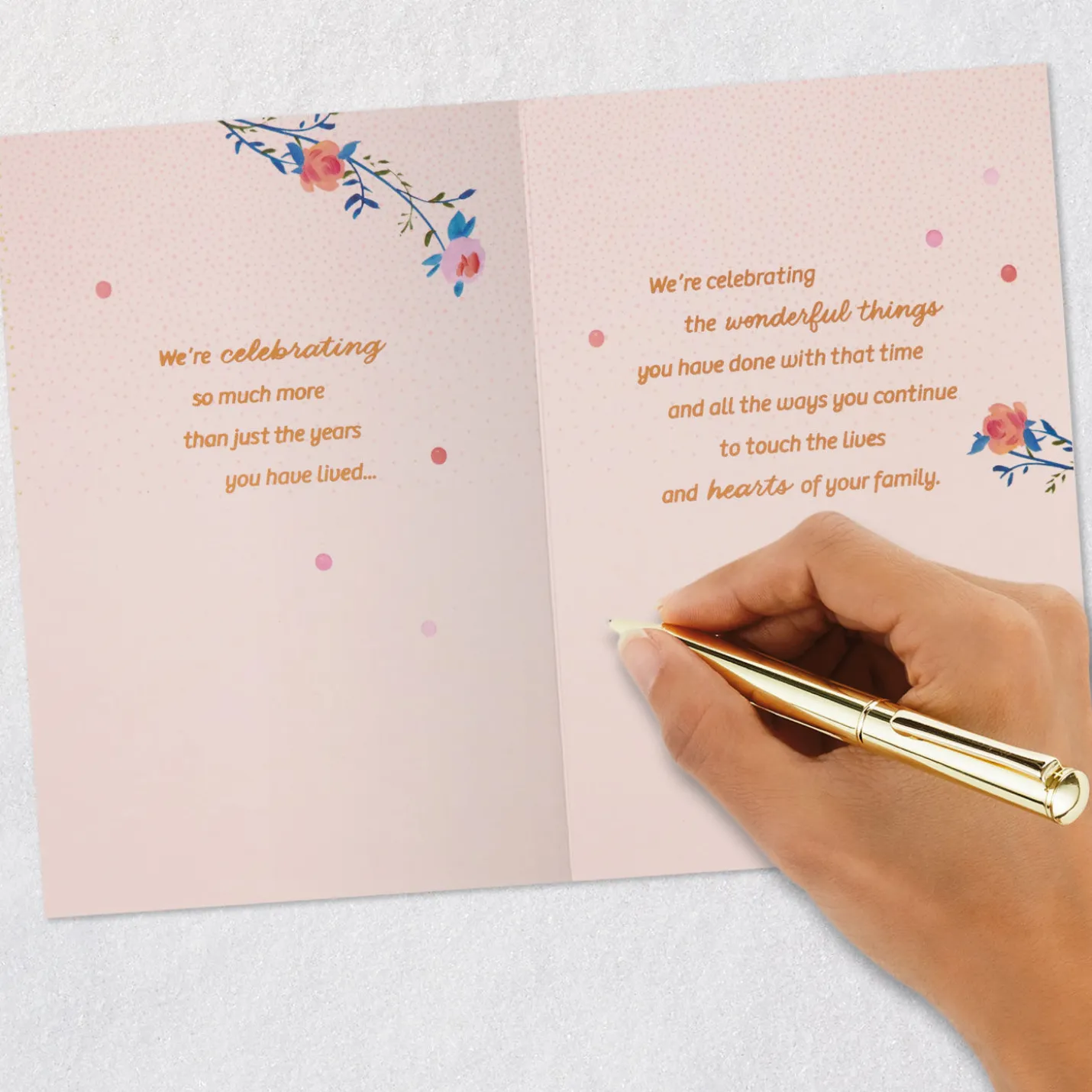 Celebrating You Birthday Card for Mom