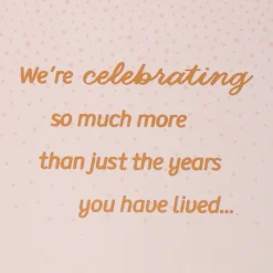 Celebrating You Birthday Card for Mom