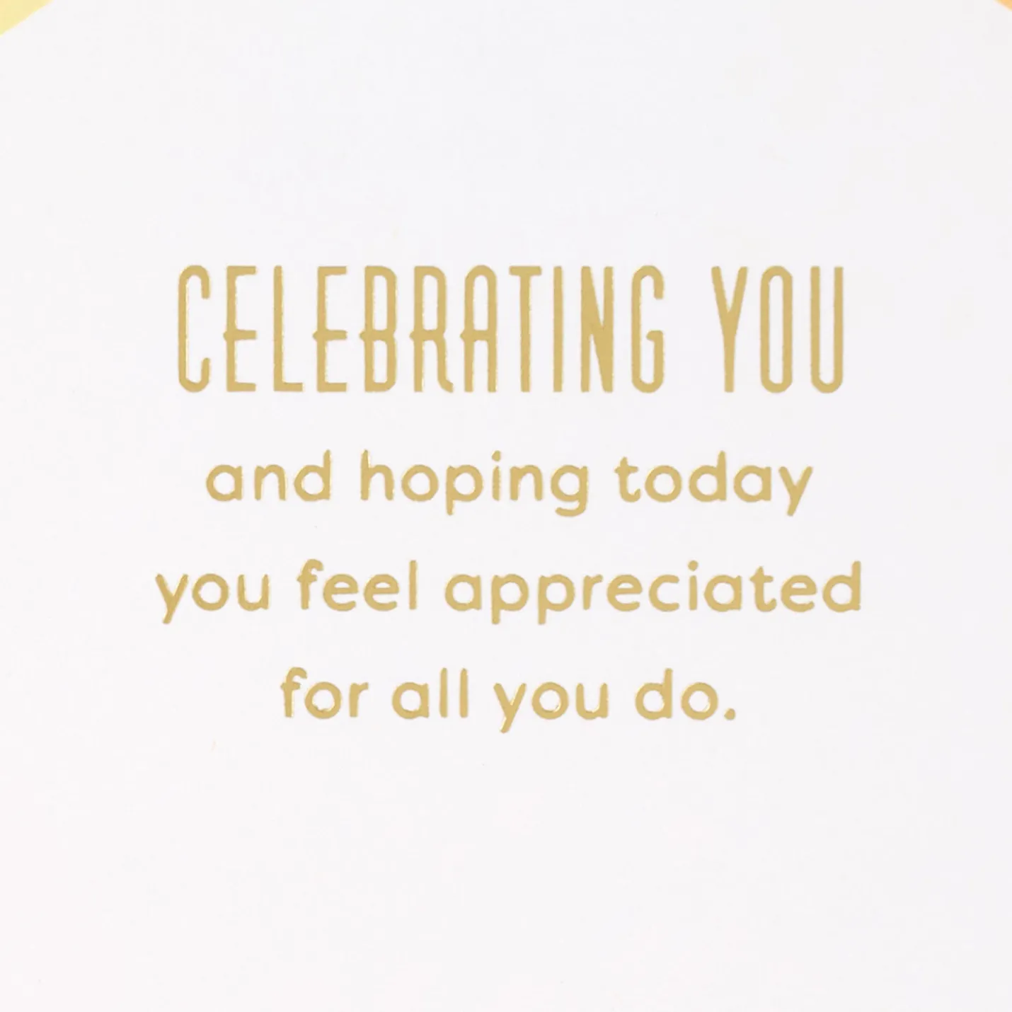 Celebrating You Boss's Day Card
