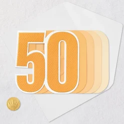 Celebrating You 3D Pop-Up 50th Birthday Card