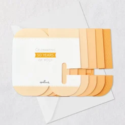 Celebrating You 3D Pop-Up 50th Birthday Card