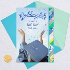 Celebrating You Graduation Card for Goddaughter