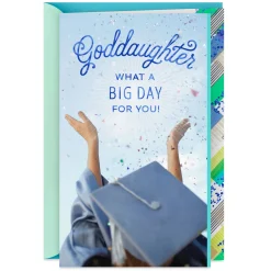 Celebrating You Graduation Card for Goddaughter