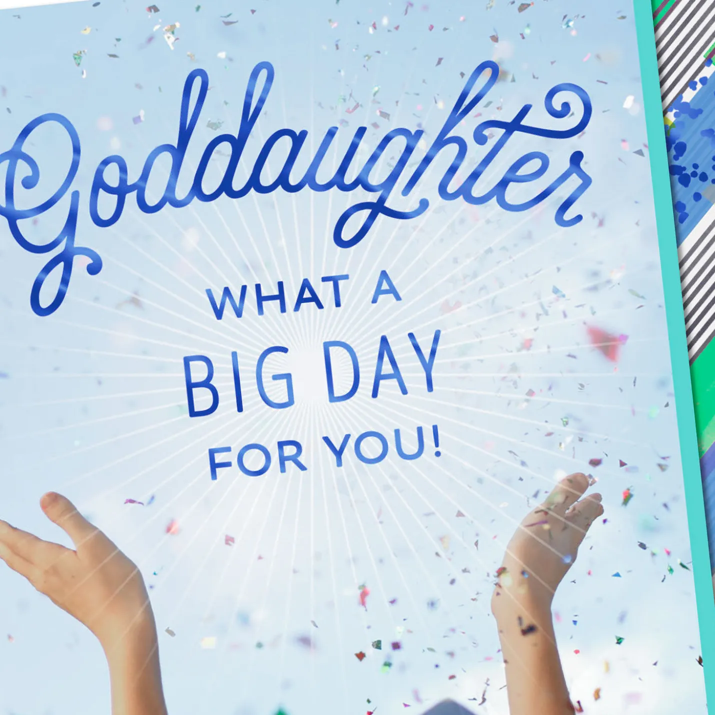 Celebrating You Graduation Card for Goddaughter