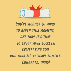 Celebrating You Money Holder Graduation Card