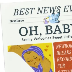 Celebrating Your Awww-mazing News New Baby Card
