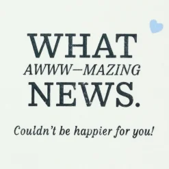 Celebrating Your Awww-mazing News New Baby Card