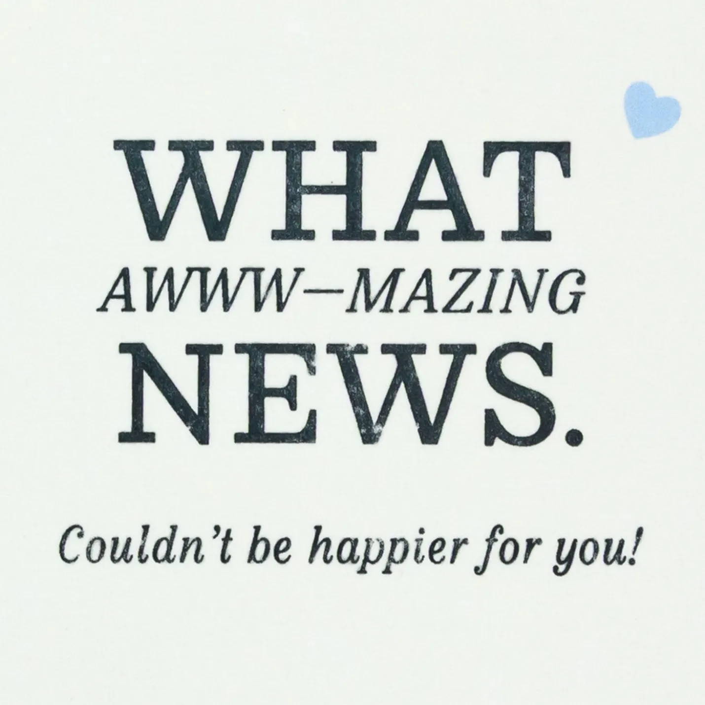 Celebrating Your Awww-mazing News New Baby Card