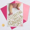 Celebrating Your Daughter New Baby Card