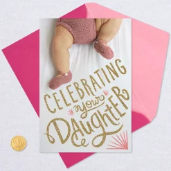 Celebrating Your Daughter New Baby Card
