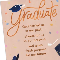 Celebrating You Religious Money Holder Graduation Card