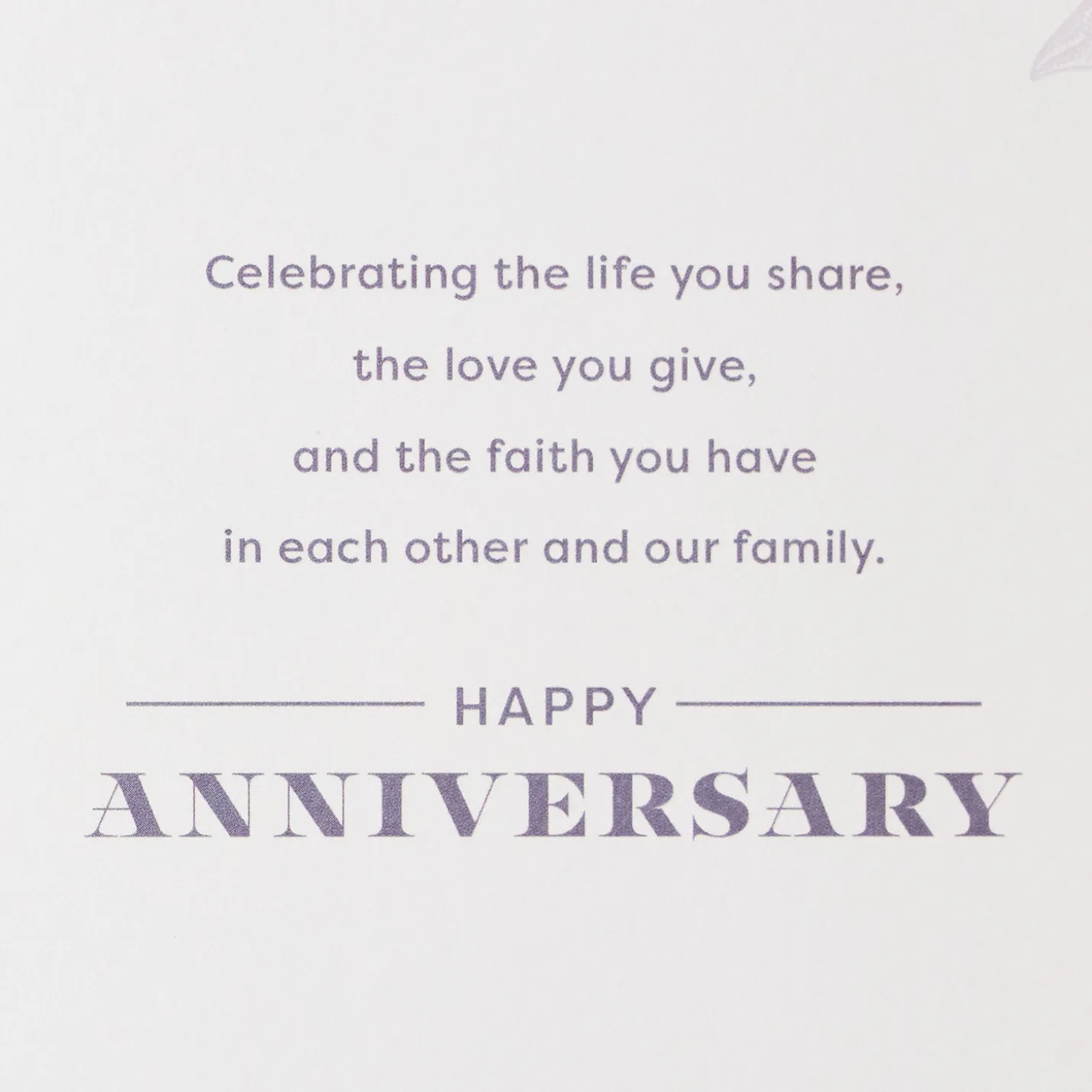 Celebrating Your Firm Foundation Anniversary Card for Couple