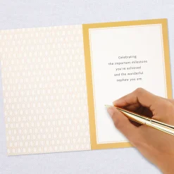 Celebrating Your Important Milestone Graduation Card for Nephew