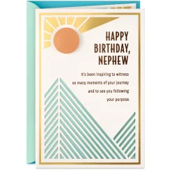 Celebrating Your Journey Birthday Card for Nephew