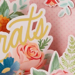 Celebrating Your Love 3D Pop-Up Wedding Card