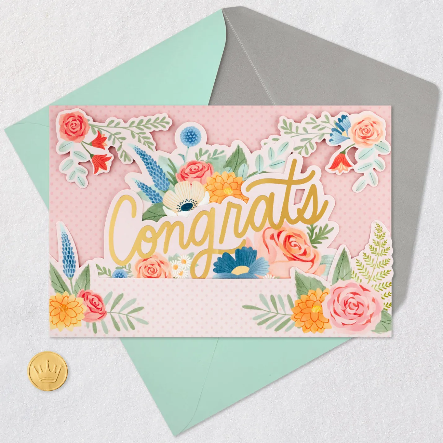 Celebrating Your Love 3D Pop-Up Wedding Card