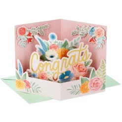 Celebrating Your Love 3D Pop-Up Wedding Card