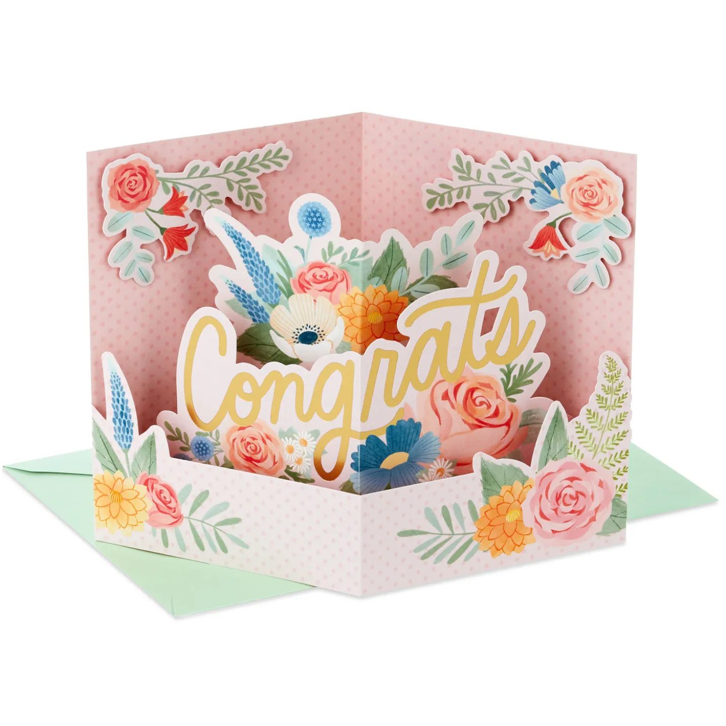 Celebrating Your Love 3D Pop-Up Wedding Card