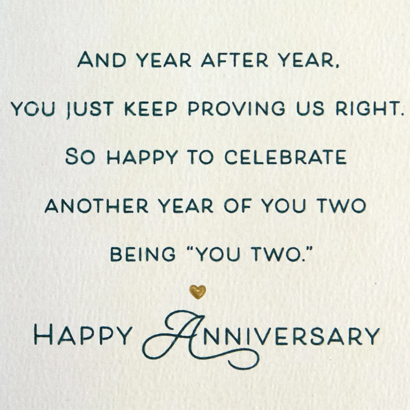 Celebrating Your Love Story Anniversary Card for Granddaughter and Spouse
