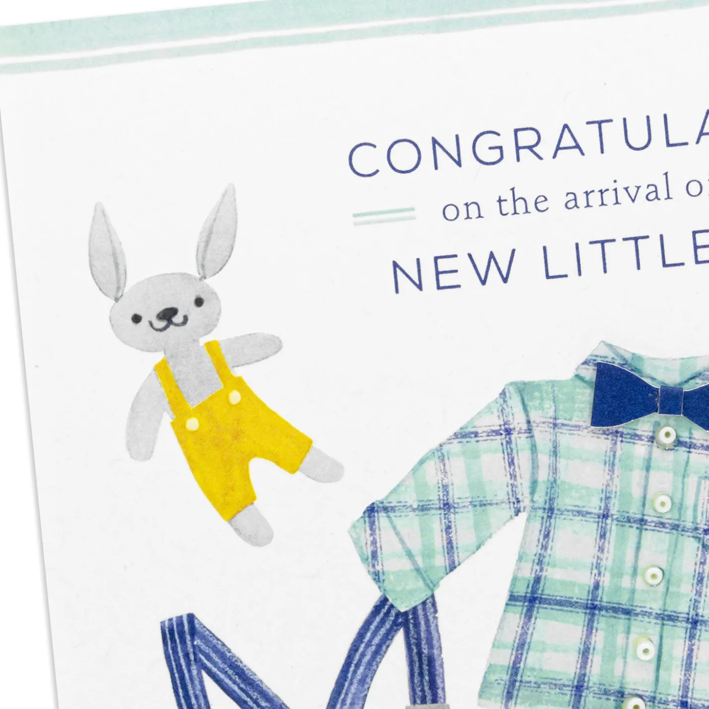 Celebrating Your New Little Man New Baby Boy Card