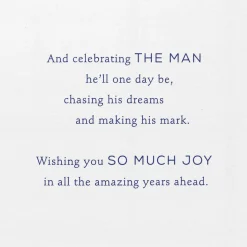 Celebrating Your New Little Man New Baby Boy Card