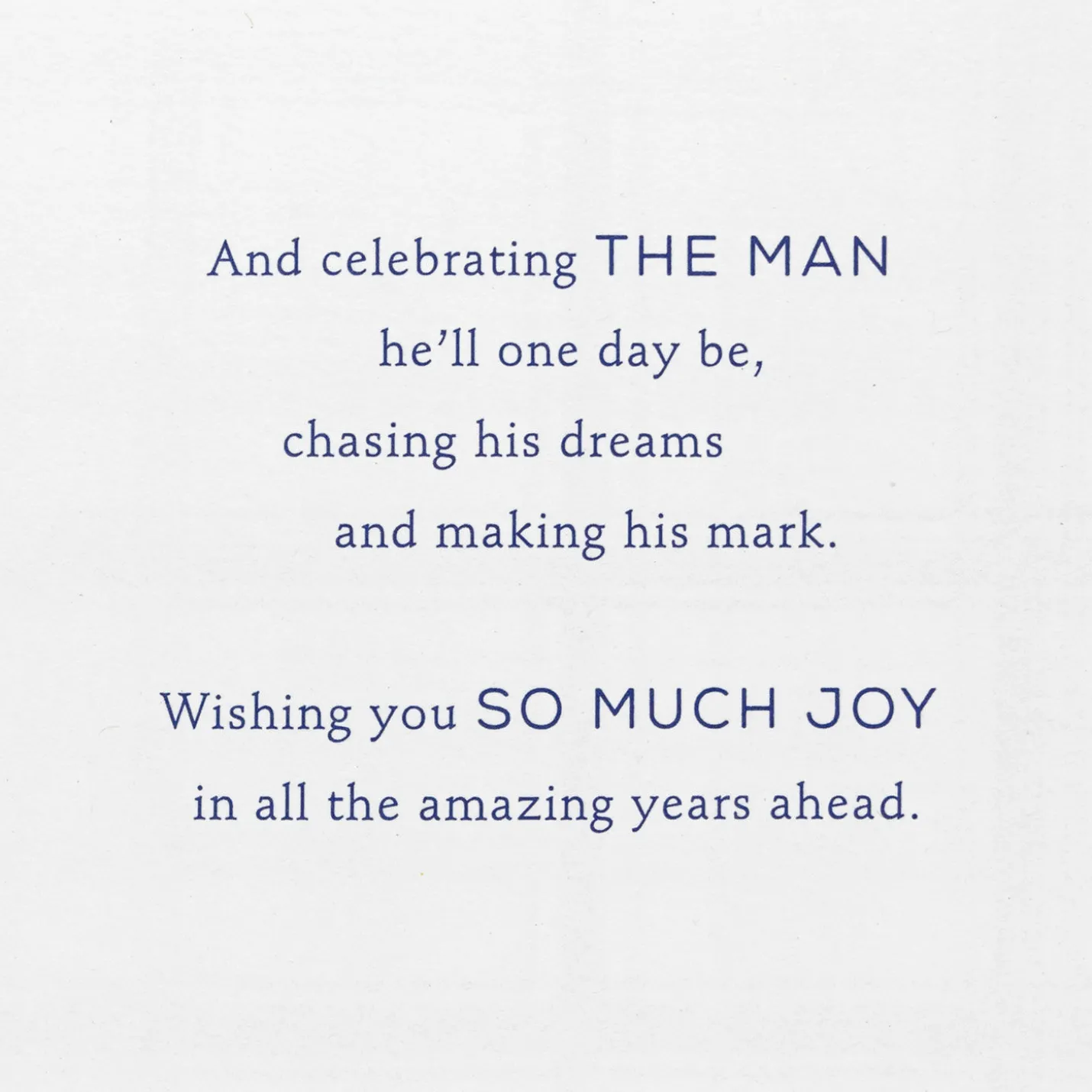 Celebrating Your New Little Man New Baby Boy Card