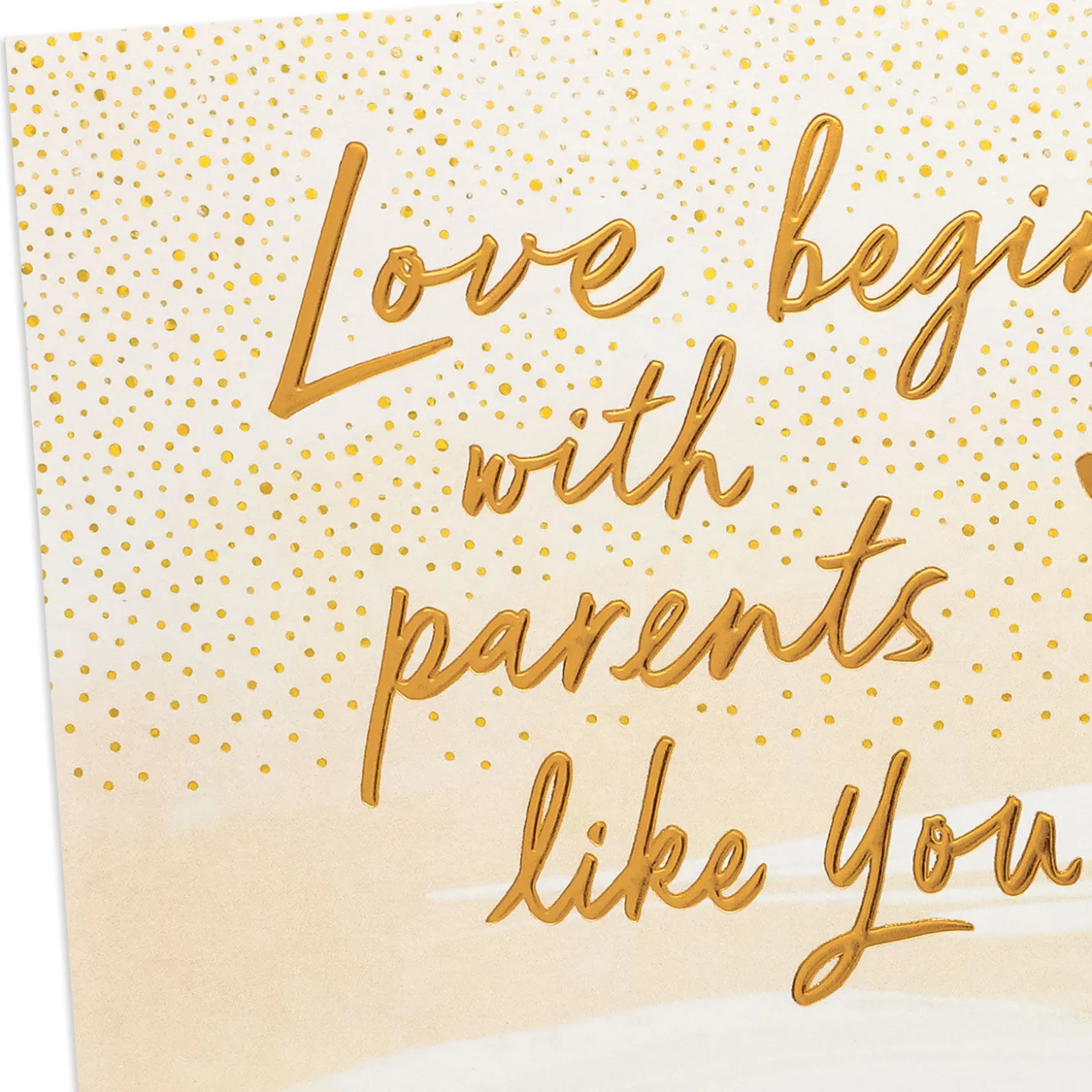 Celebrating Your Story of Love Anniversary Card for Parents