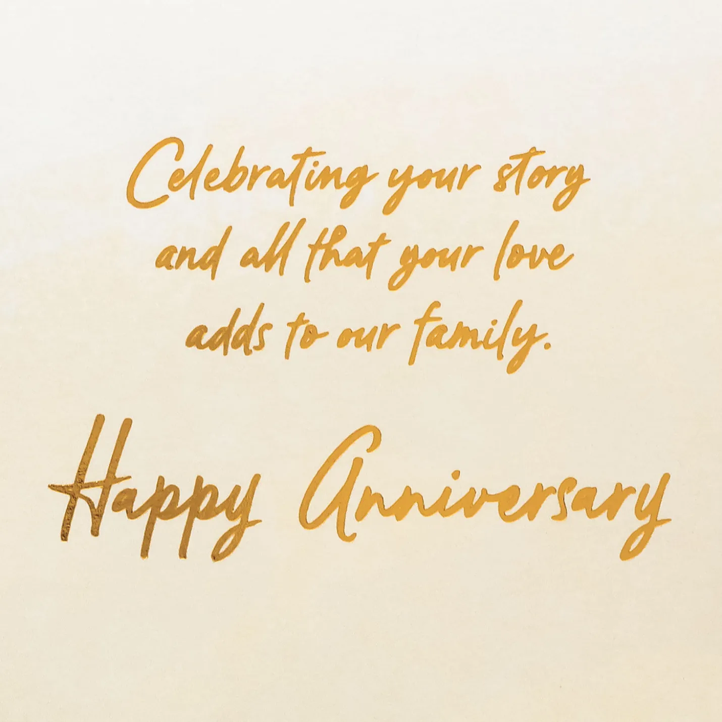 Celebrating Your Story of Love Anniversary Card for Parents