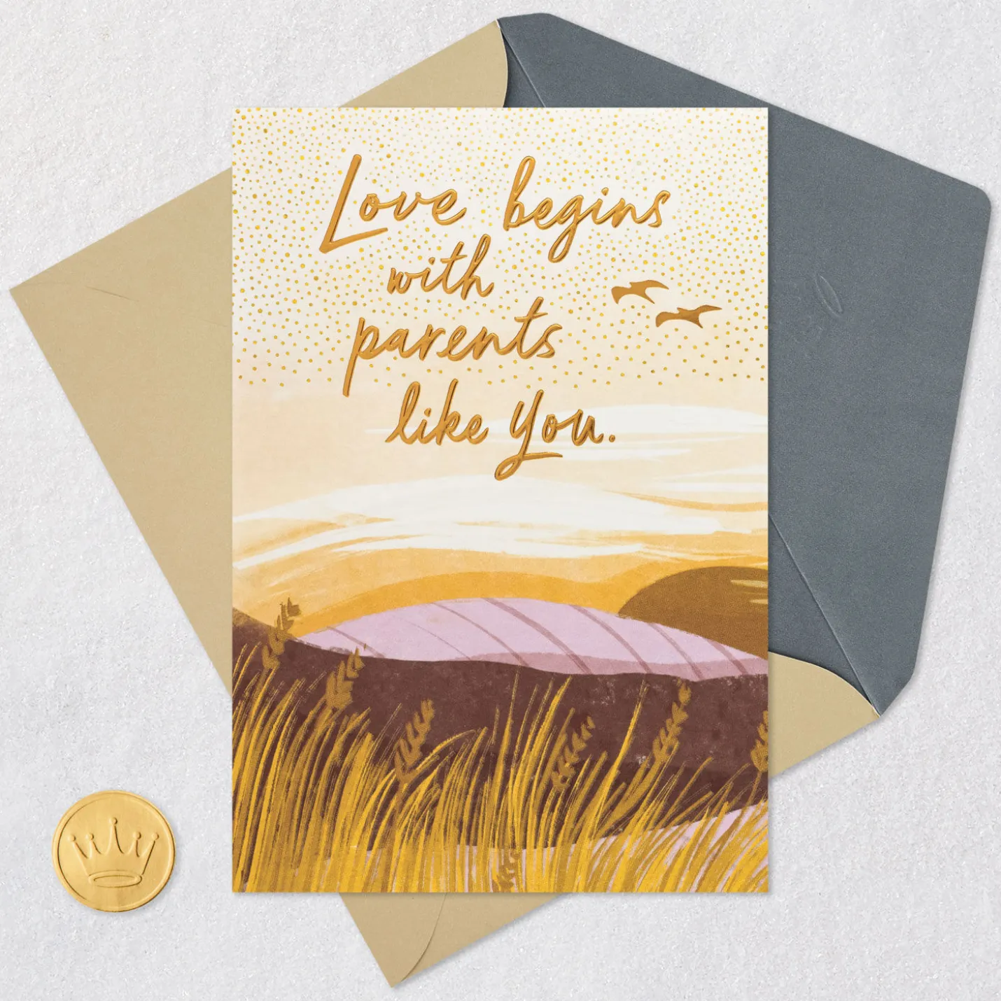 Celebrating Your Story of Love Anniversary Card for Parents