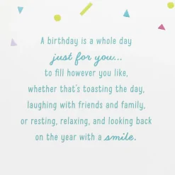 Celebrating You Sequin Balloons Birthday Card for Family