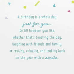 Celebrating You Sequin Balloons Birthday Card for Family
