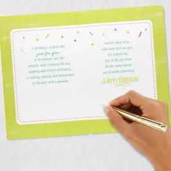 Celebrating You Sequin Balloons Birthday Card for Family