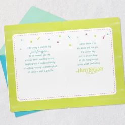 Celebrating You Sequin Balloons Birthday Card for Family