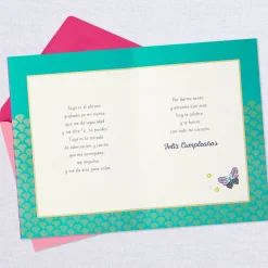 Celebrating You Spanish-Language Birthday Card for Mom