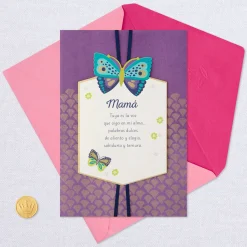 Celebrating You Spanish-Language Birthday Card for Mom