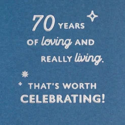 Celebrating You 70th Birthday Card