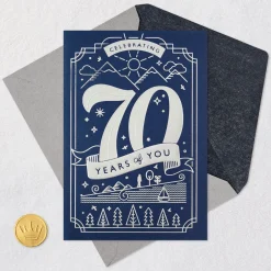 Celebrating You 70th Birthday Card