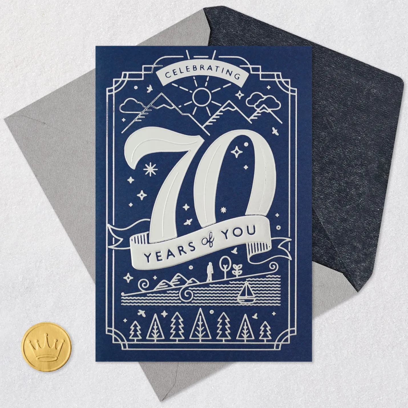 Celebrating You 70th Birthday Card