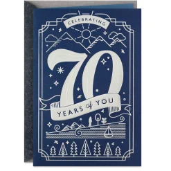 Celebrating You 70th Birthday Card