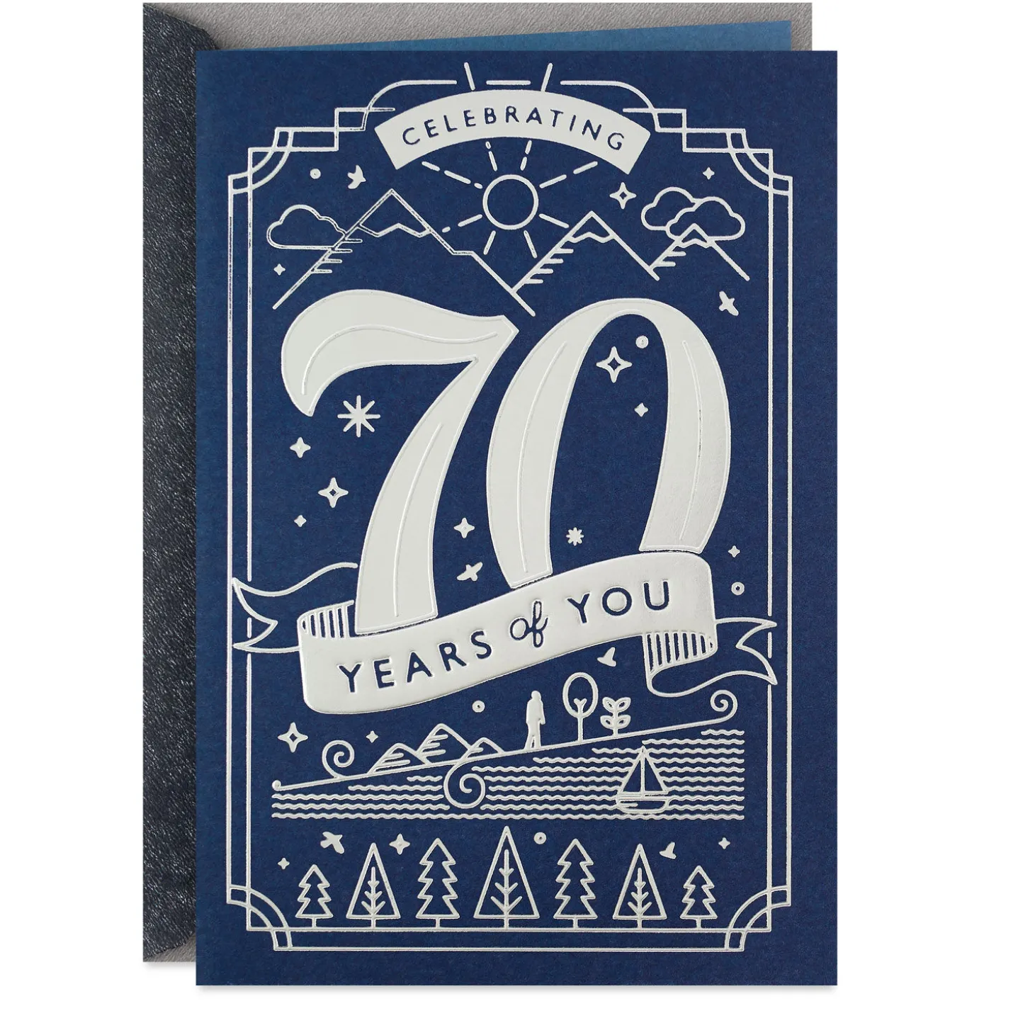 Celebrating You 70th Birthday Card