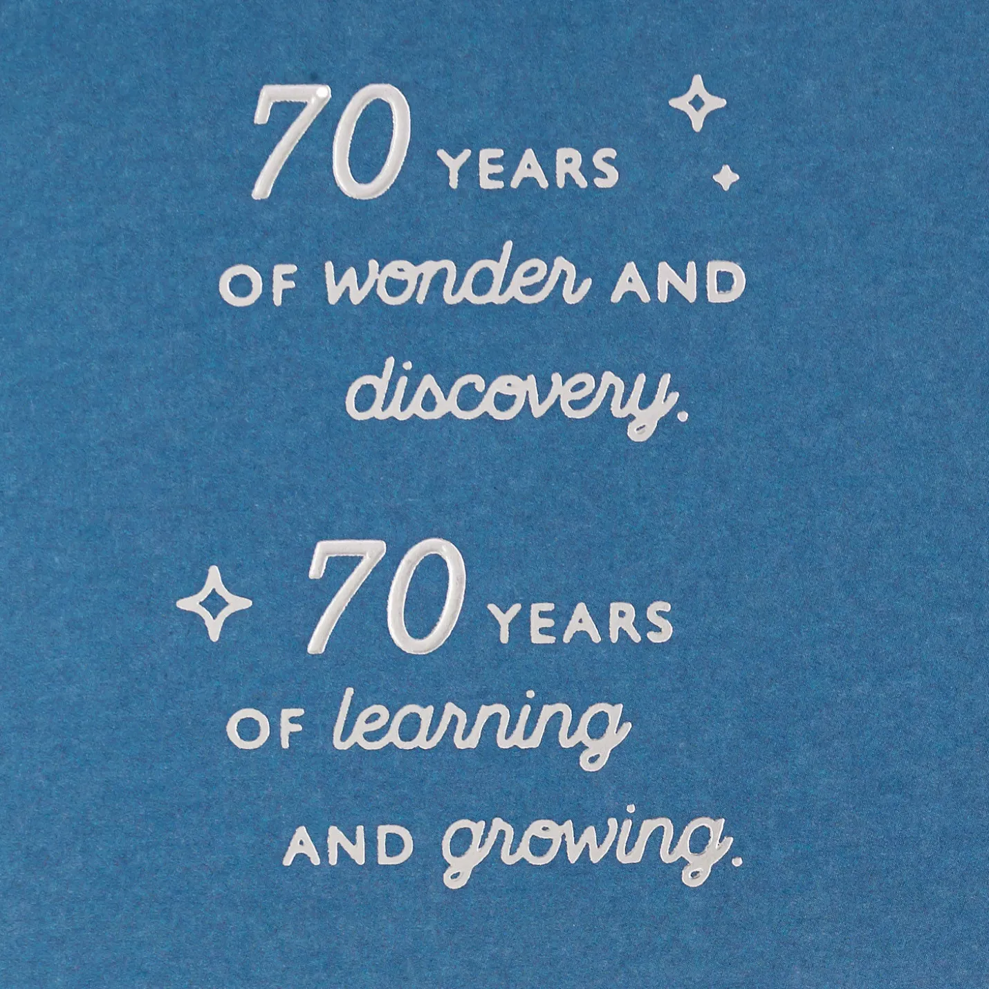 Celebrating You 70th Birthday Card