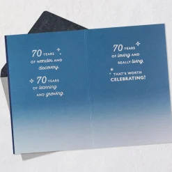 Celebrating You 70th Birthday Card