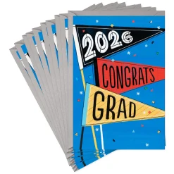 Celebrating You Today Pennants 2026 Graduation Cards, Pack of 10
