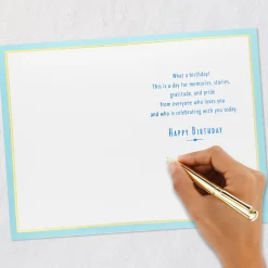 Celebrating You With Love, Gratitude and Pride 100th Birthday Card