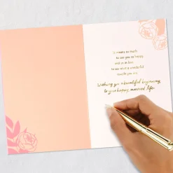 Celebrating You With Love Wedding Card for Granddaughter